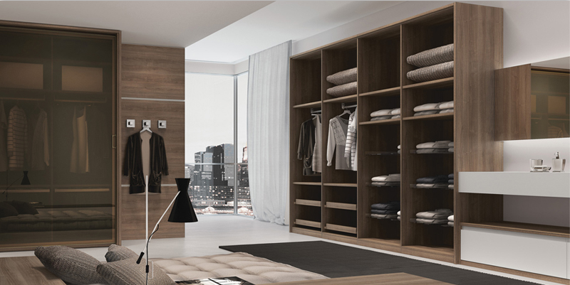 Modern simple italy design walk in closet
