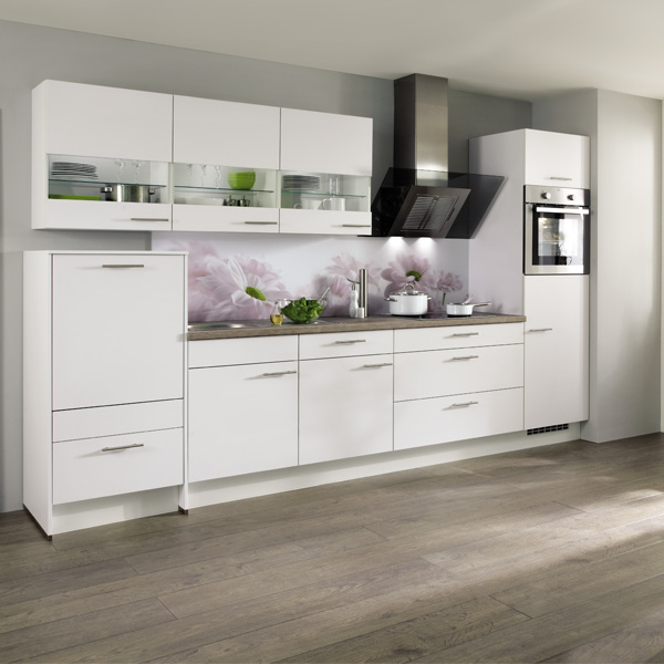 european style matt white modern kitchen ideas CK0003