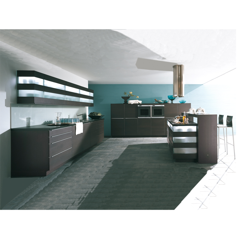 Black Germany Kitchen Cabinet CK066