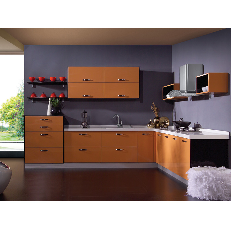 popular-african-style-orange-color-kitchen-cabinet-with-white-coutertop