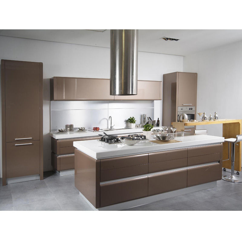 Lacquer Kitchen Cabinet With Bar CK085