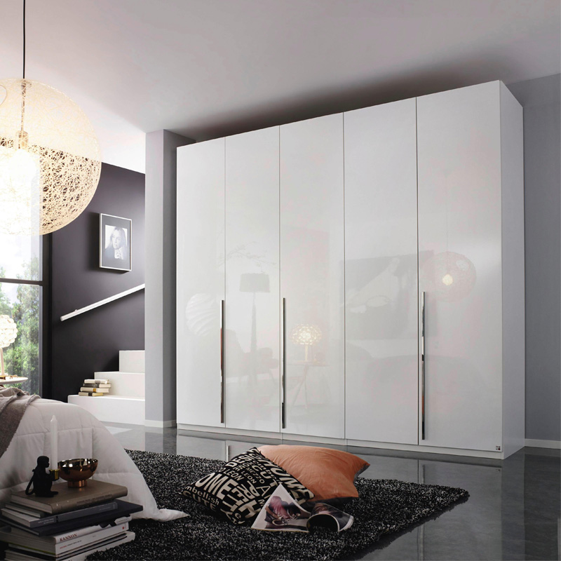 White Swing Door Wardrobe CW065