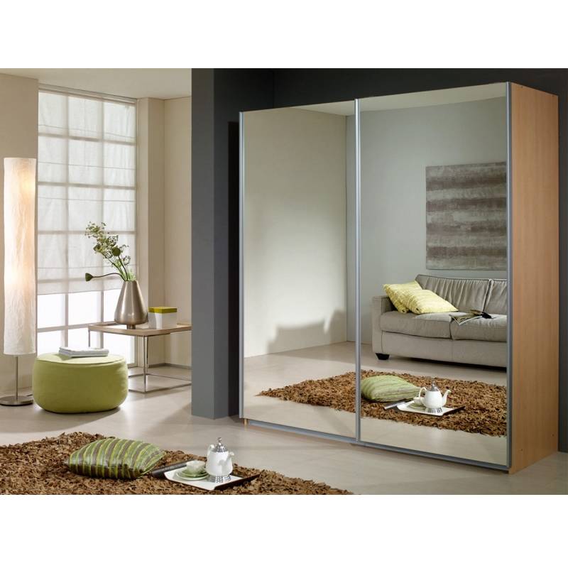 2 Doors Mirror Wardrobe CW073