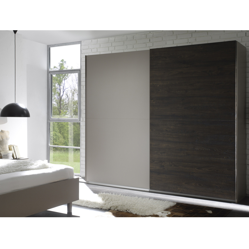 Custom Wood Veneer Wardrobe CW077