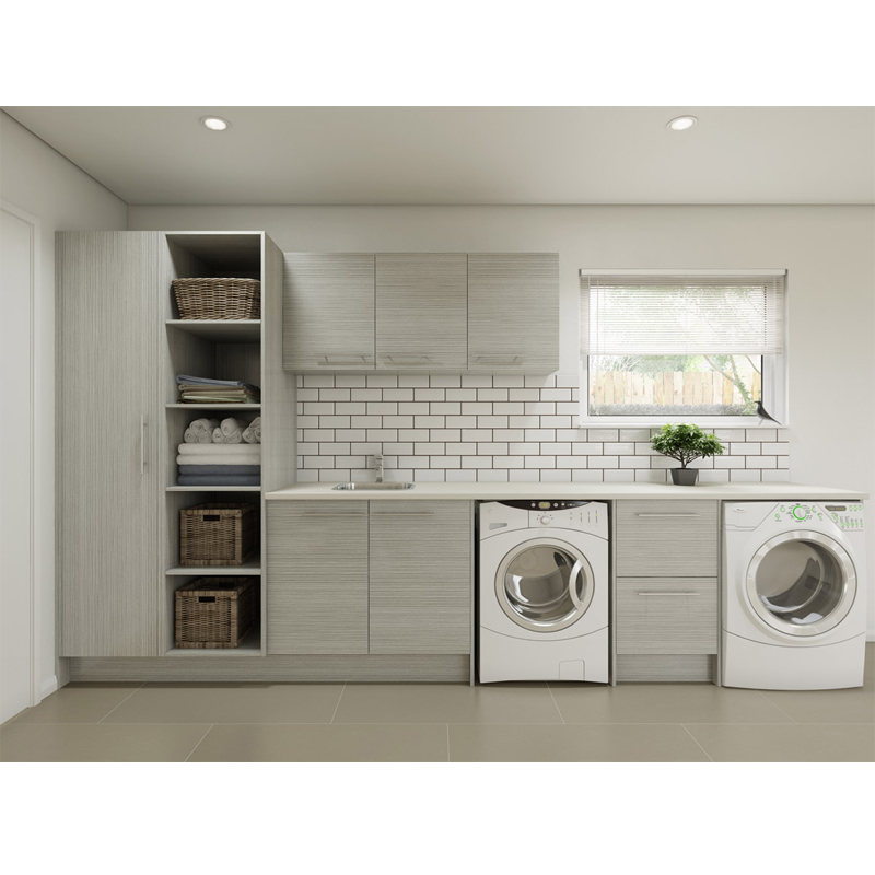 Simple Melamine Laundry Cabinet CL003