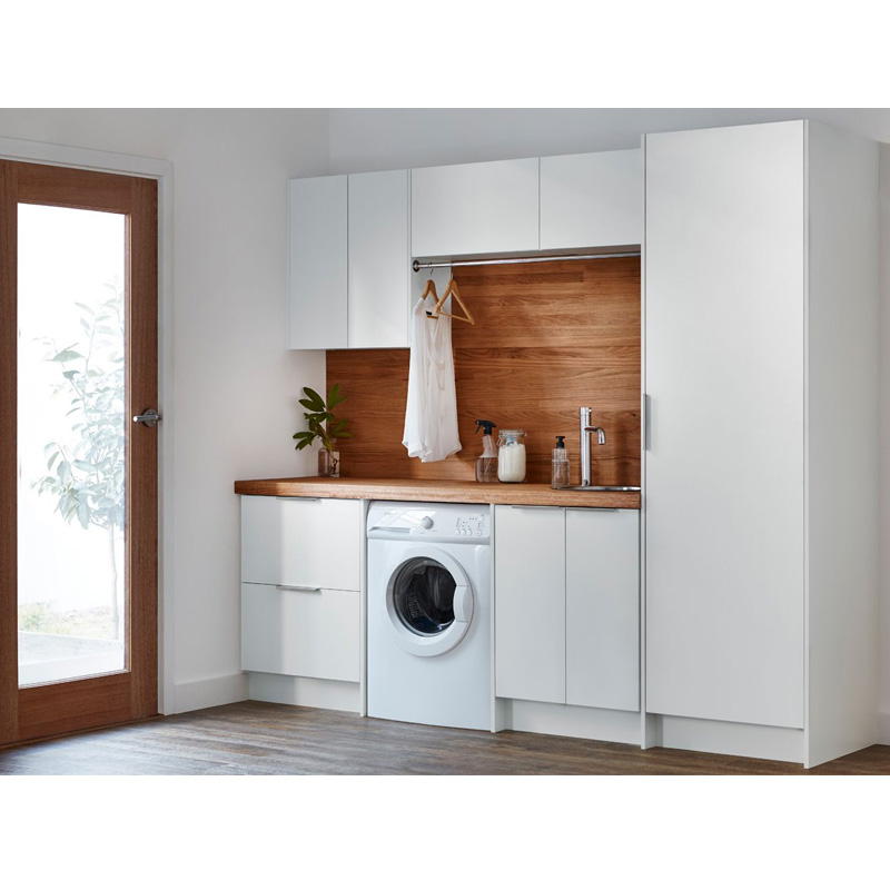 Stain Matt Laundry Cabinet CL013