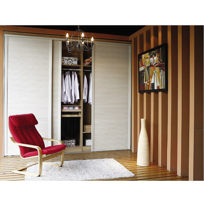High quality chipboard custom robe with shutter door CW104