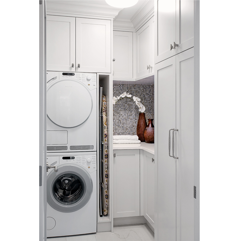 Solid Wood  Laundry Cupboard CL036