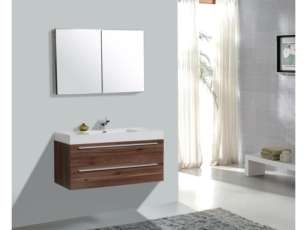 assembled bathroom cabinet