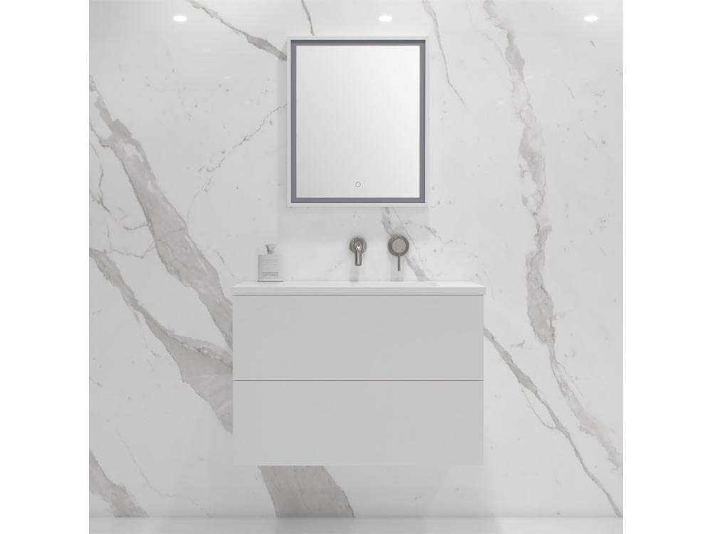 simple modern bath vanity