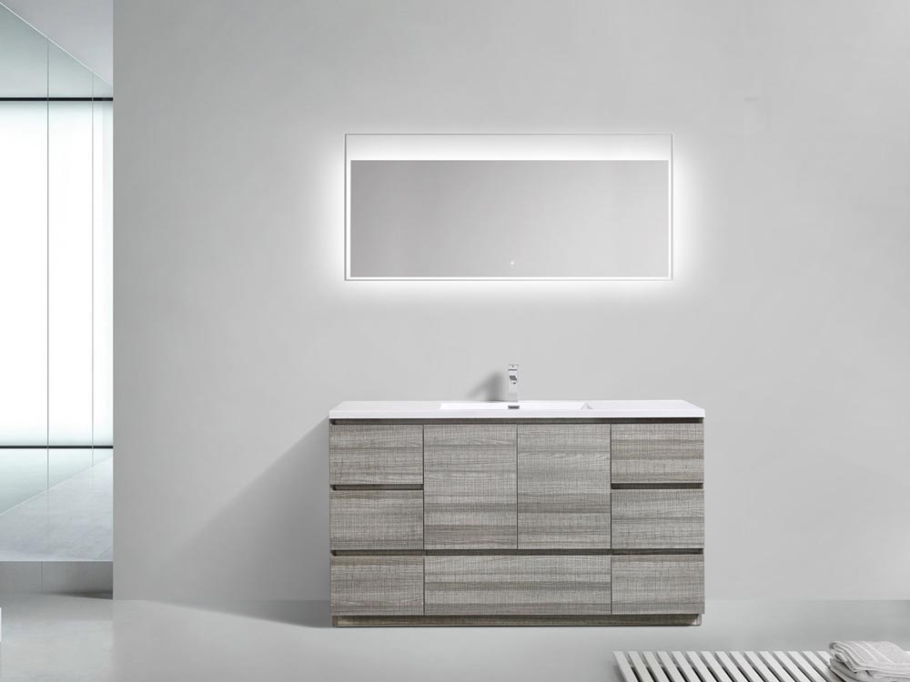 floor mounted melamine bath vanity 