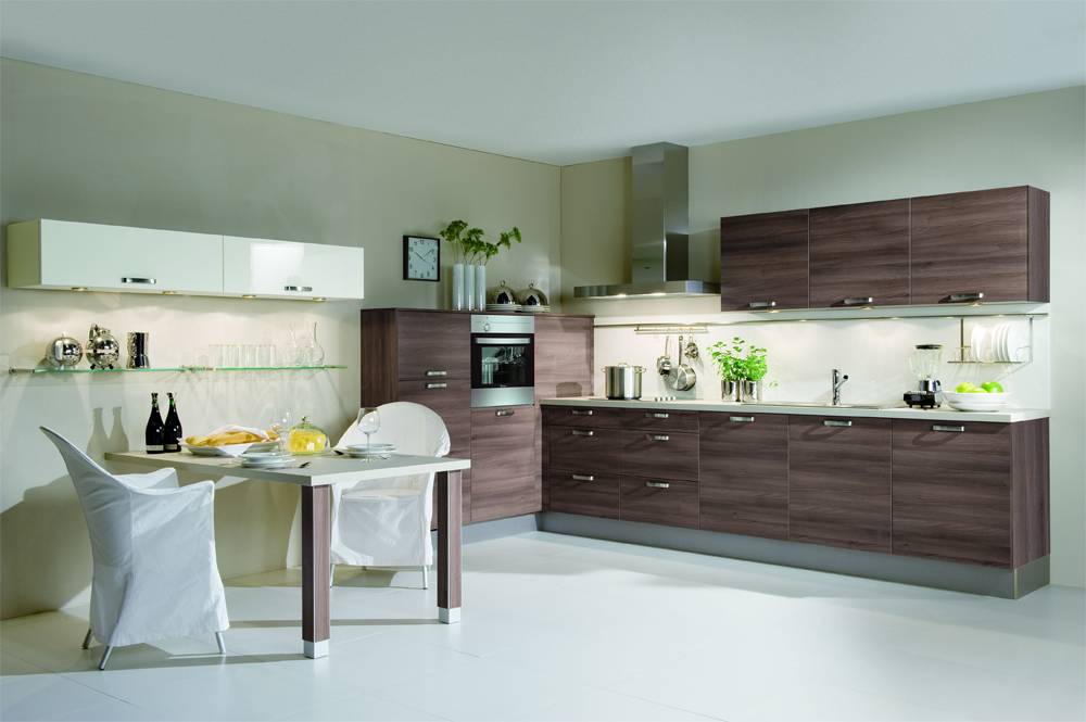 new wooden kitchen cabinet