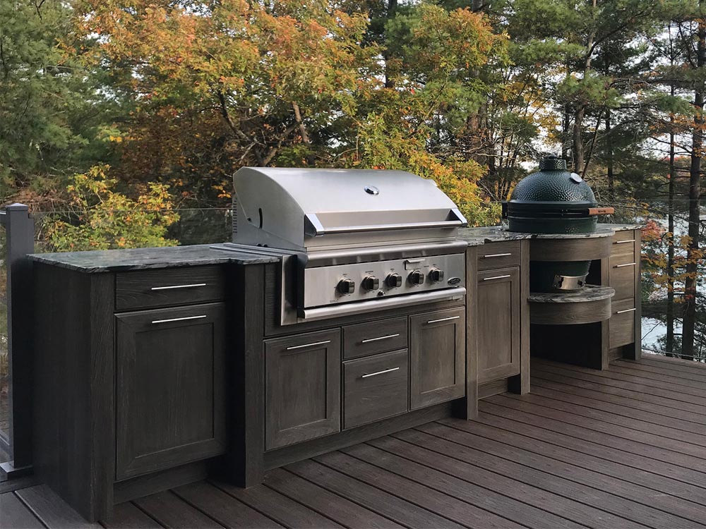 classical outdoor BBQ cabinet 
