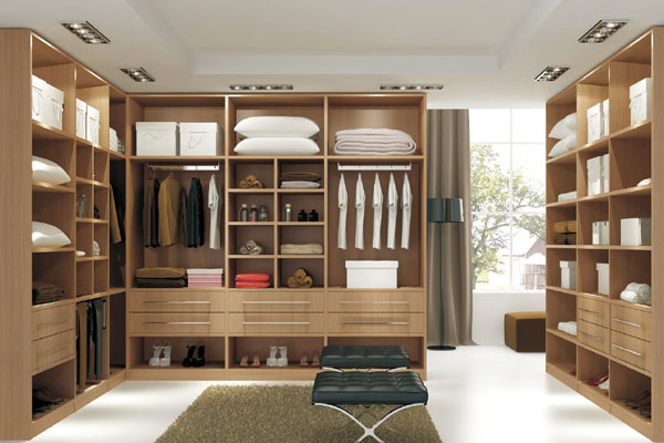 types of walk in wardrobe design