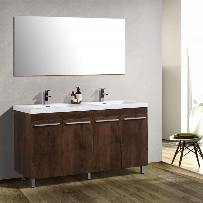 60 custom bathroom vanity cabinets CB064