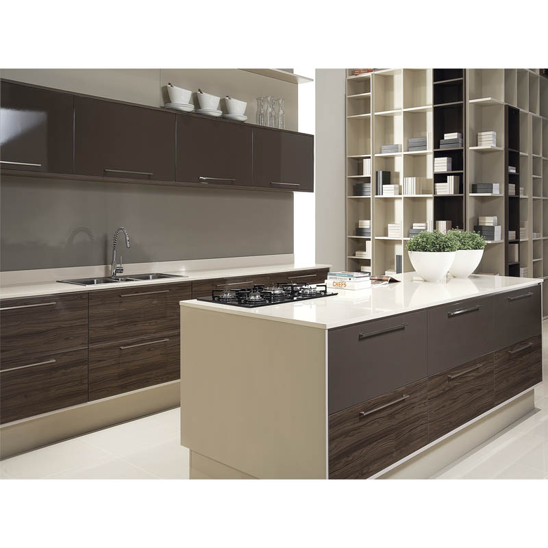 Modular two-tone kitchen cabinets CK215
