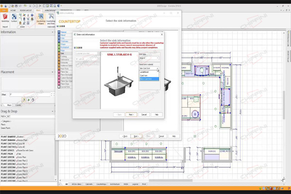 cabinet CAD design drawings