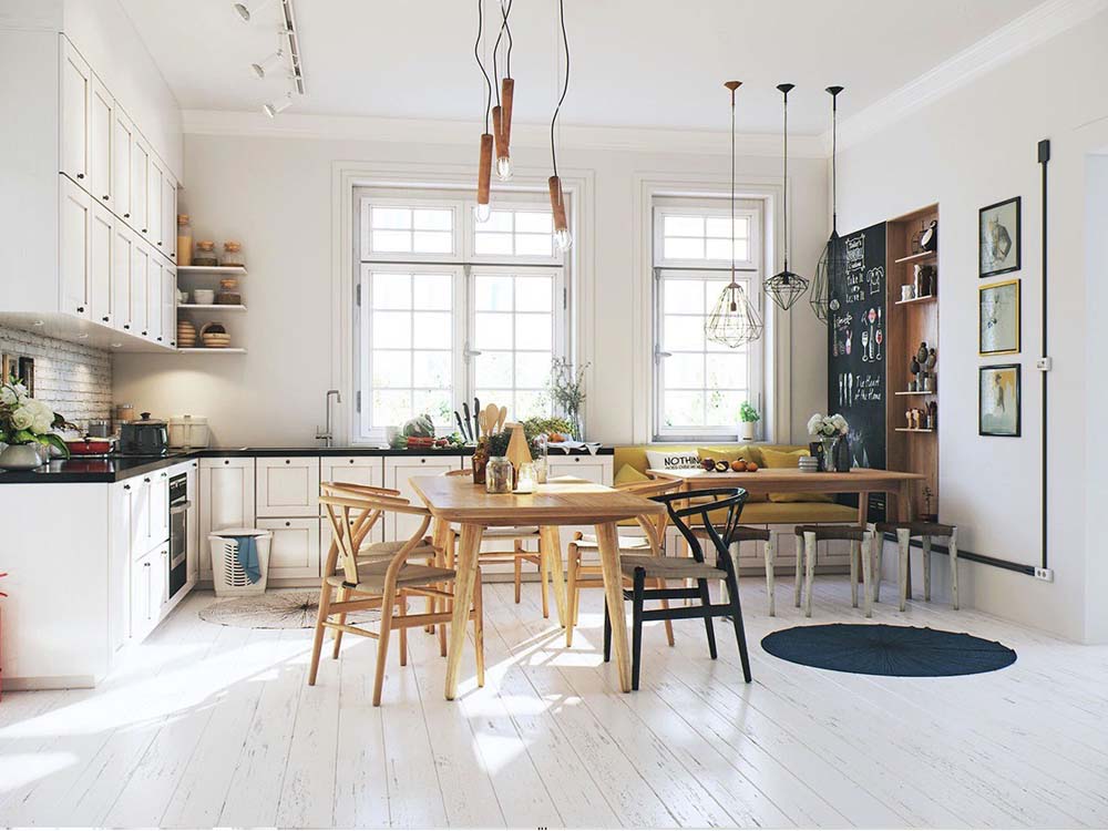 wood storage kitchen cabinet